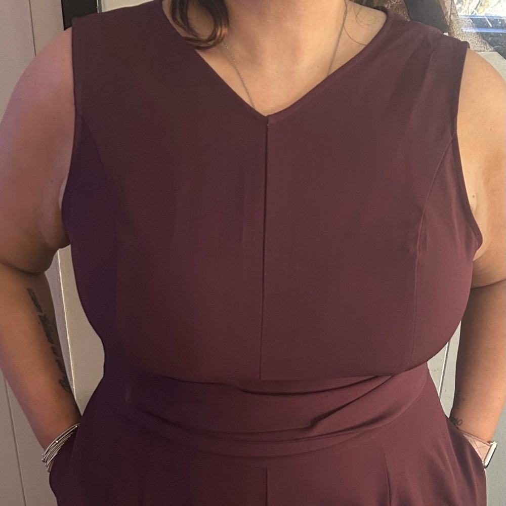 Maroon dress